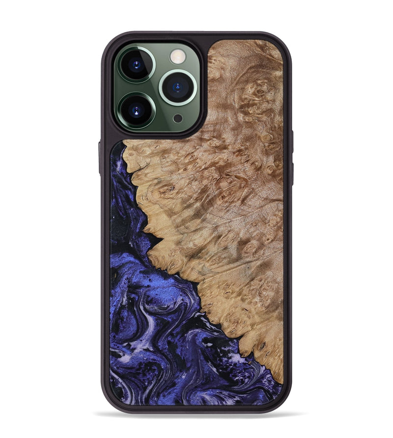 iPhone 13 Pro Max Wood Phone Case - Yazmin (Purple, 818468)
