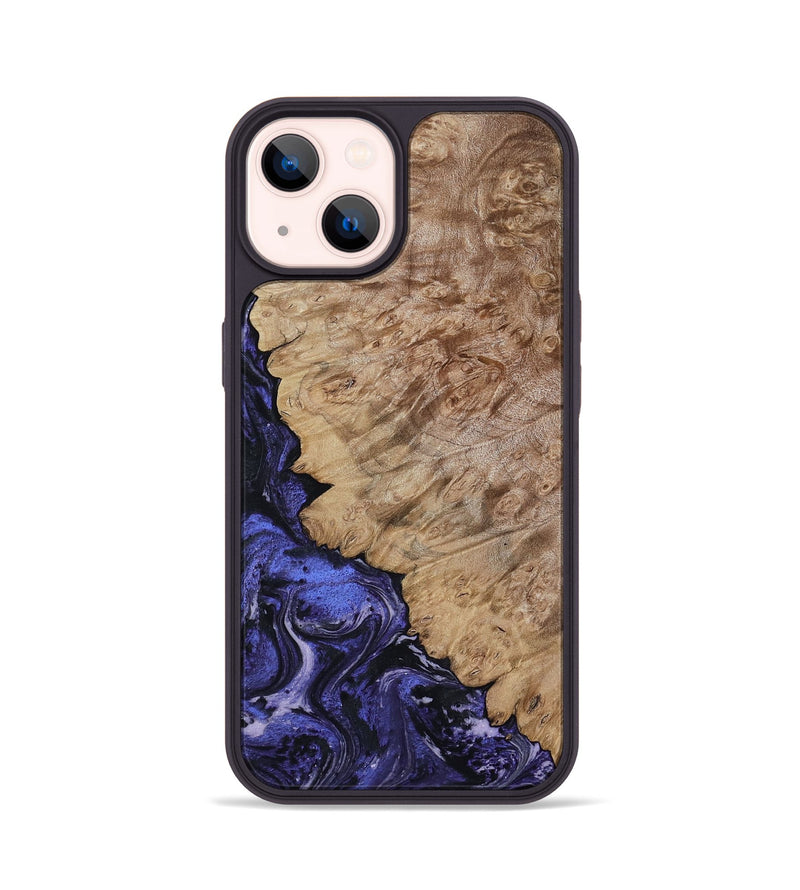 iPhone 14 Wood Phone Case - Yazmin (Purple, 818468)