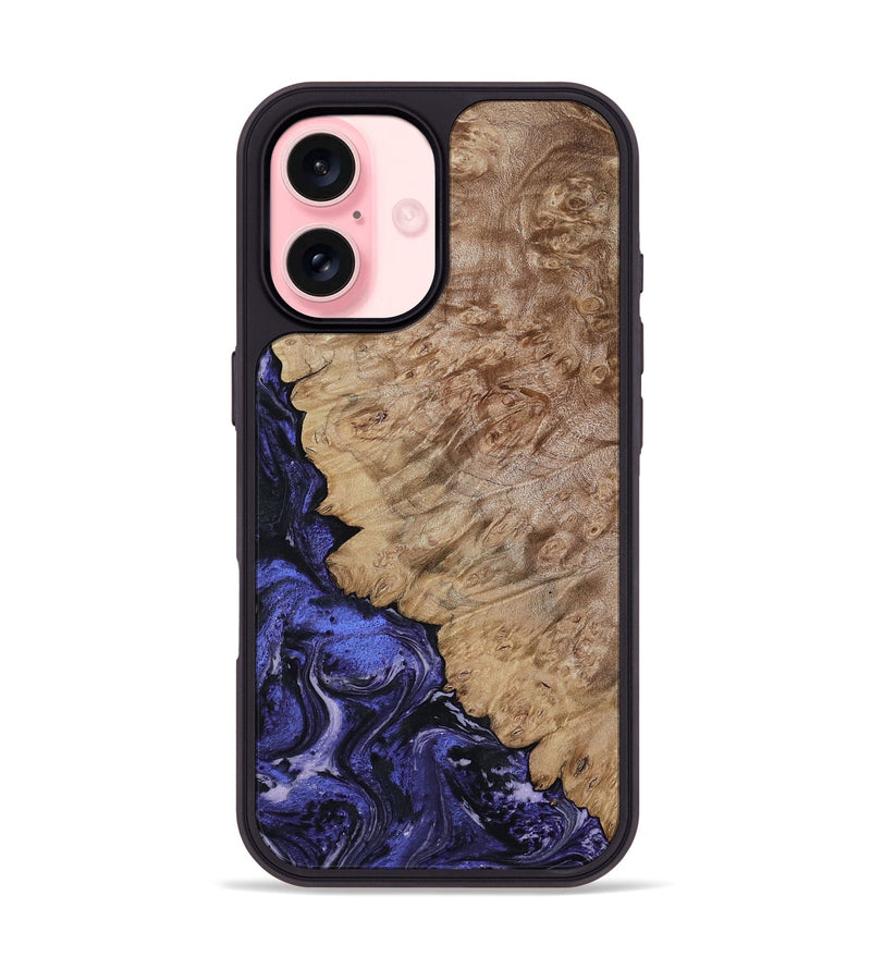 iPhone 16 Wood Phone Case - Yazmin (Purple, 818468)
