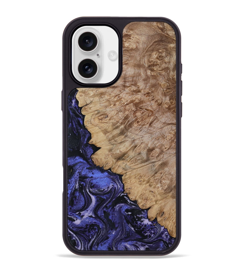 iPhone 16 Plus Wood Phone Case - Yazmin (Purple, 818468)
