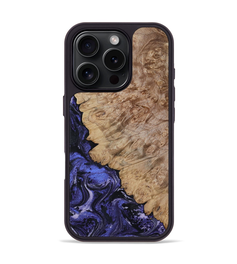 iPhone 16 Pro Wood Phone Case - Yazmin (Purple, 818468)