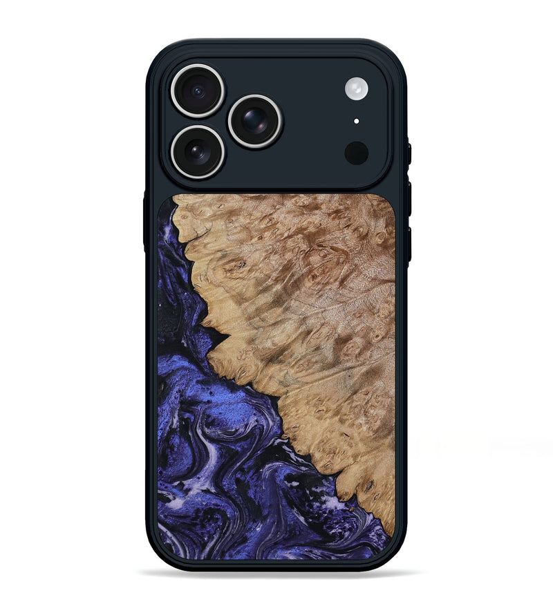 iPhone 17 Pro Max Wood Phone Case - Yazmin (Purple, 818468)