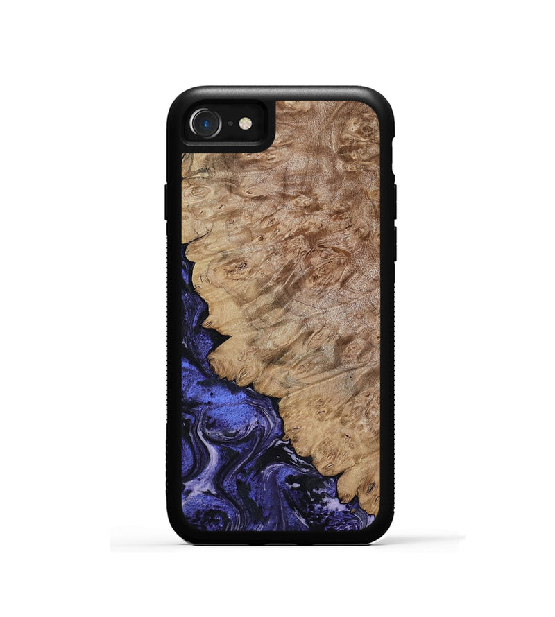 iPhone SE Wood Phone Case - Yazmin (Purple, 818468)
