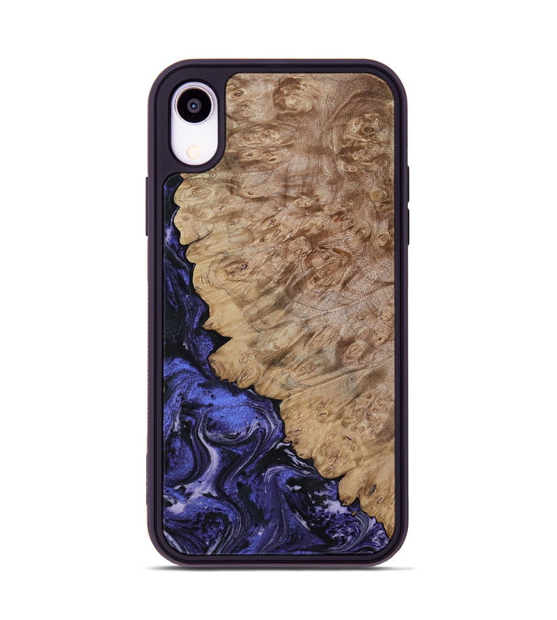 iPhone Xr Wood Phone Case - Yazmin (Purple, 818468)