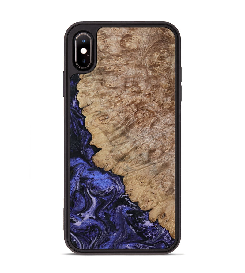 iPhone Xs Max Wood Phone Case - Yazmin (Purple, 818468)