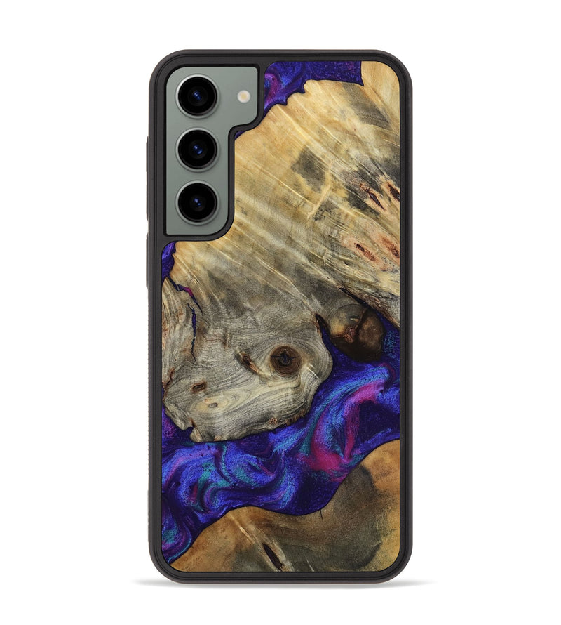 Galaxy S23 Plus Wood Phone Case - Lilly (Purple, 818469)