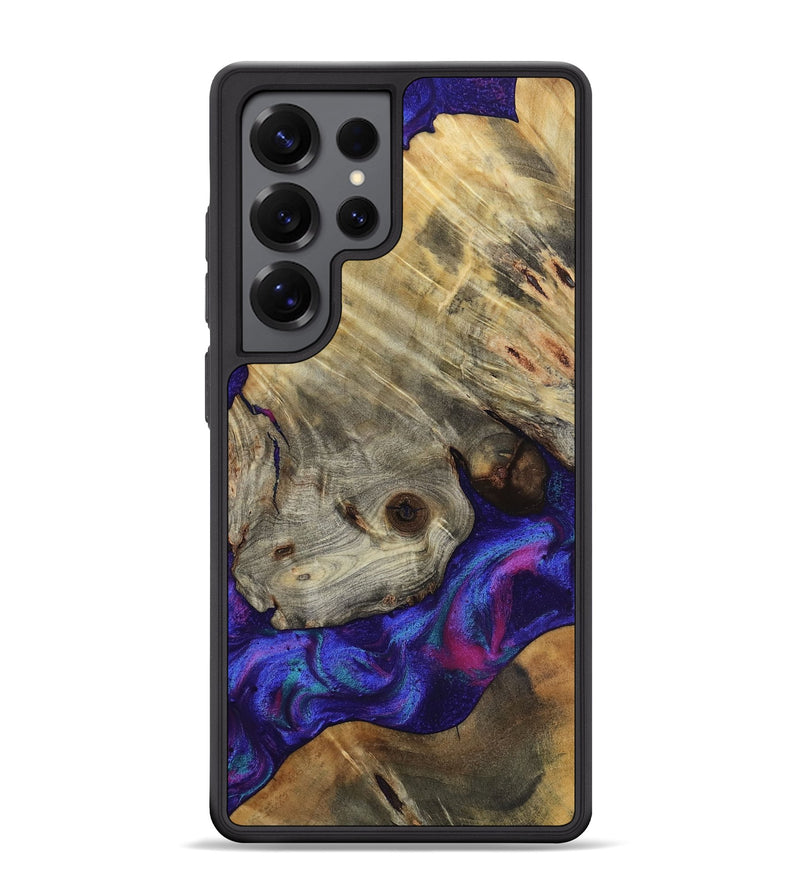 Galaxy S25 Ultra Wood Phone Case - Lilly (Purple, 818469)