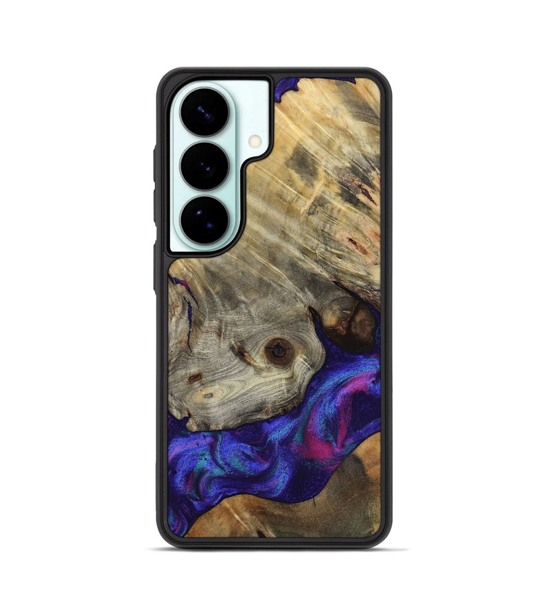 Galaxy S26 Wood Phone Case - Lilly (Purple, 818469)