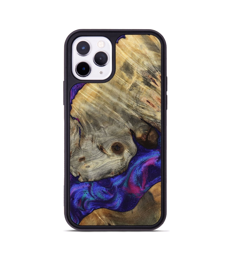 iPhone 11 Pro Wood Phone Case - Lilly (Purple, 818469)