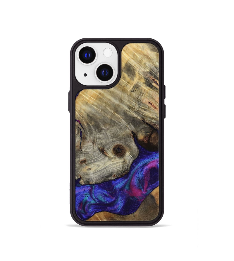 iPhone 13 mini Wood Phone Case - Lilly (Purple, 818469)