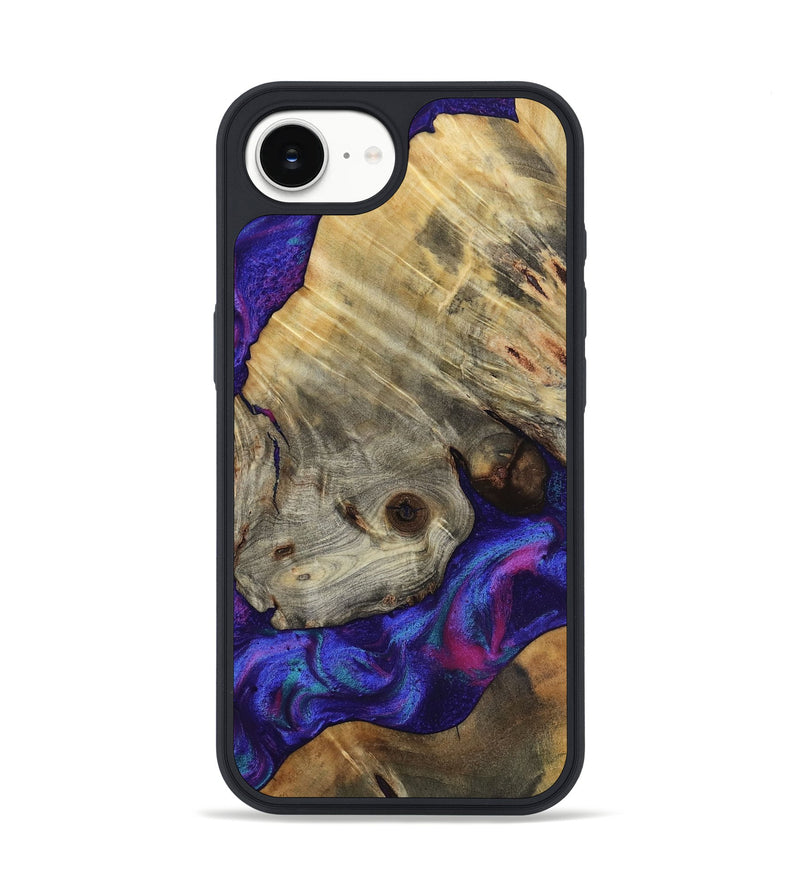 iPhone 16e Wood Phone Case - Lilly (Purple, 818469)