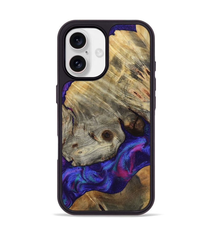 iPhone 17 Wood Phone Case - Lilly (Purple, 818469)