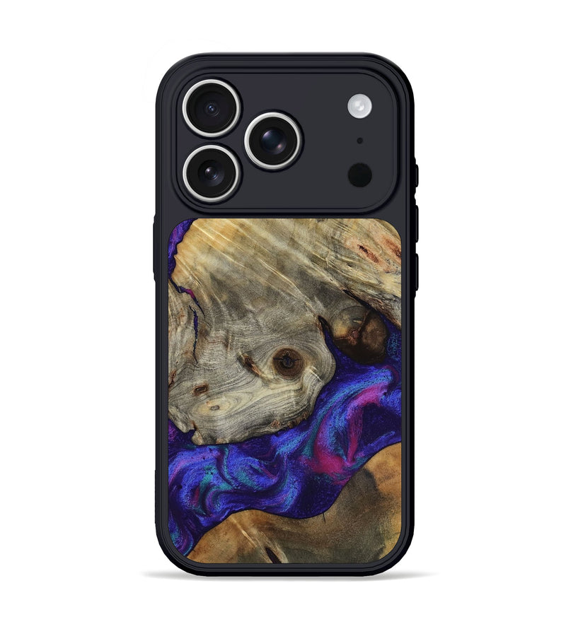 iPhone 17 Pro Wood Phone Case - Lilly (Purple, 818469)