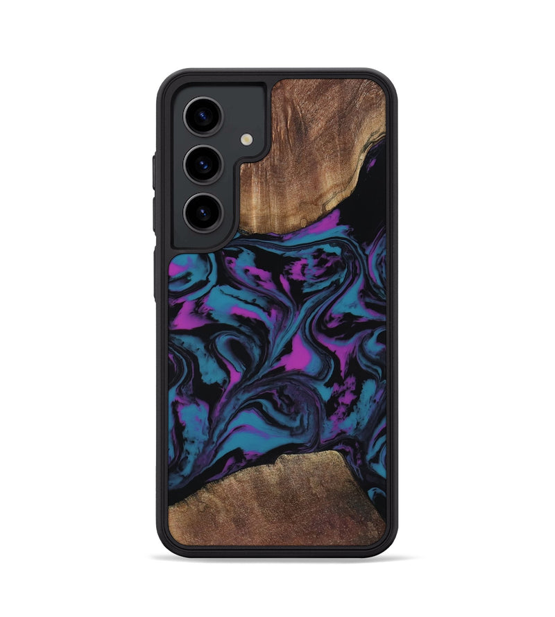 Galaxy S24 Wood Phone Case - Travis (Purple, 818470)