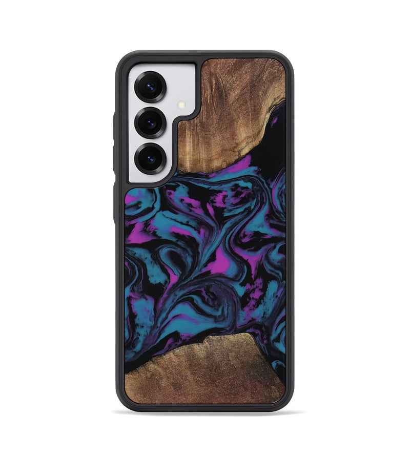 Galaxy S25 Wood Phone Case - Travis (Purple, 818470)