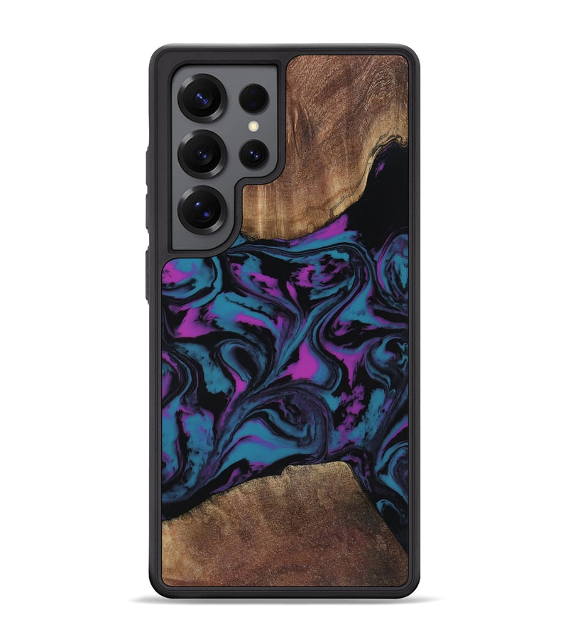 Galaxy S25 Ultra Wood Phone Case - Travis (Purple, 818470)