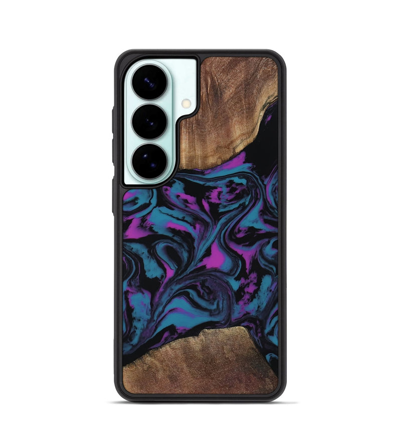 Galaxy S26 Wood Phone Case - Travis (Purple, 818470)