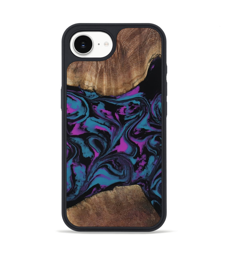 iPhone 17e Wood Phone Case - Travis (Purple, 818470)