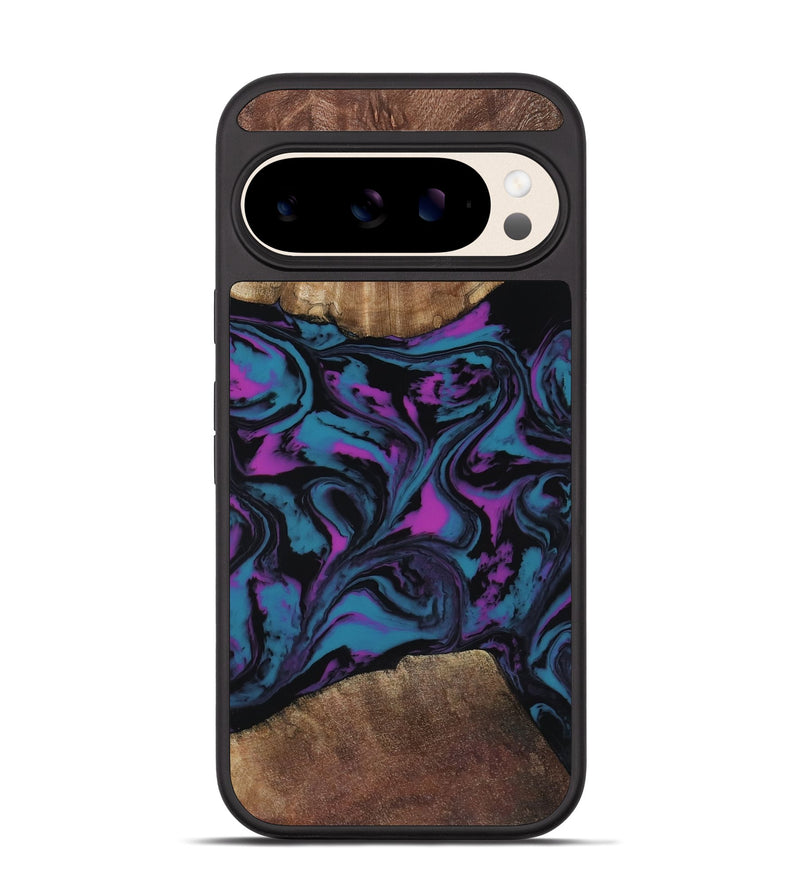 Pixel 10 Wood Phone Case - Travis (Purple, 818470)