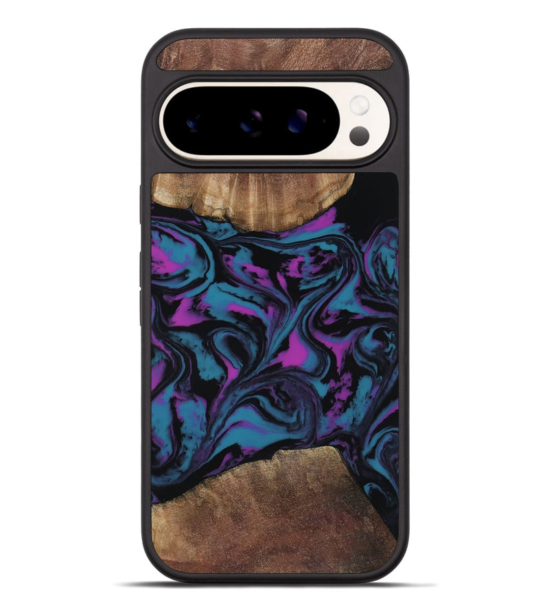 Pixel 9 Pro XL Wood Phone Case - Travis (Purple, 818470)