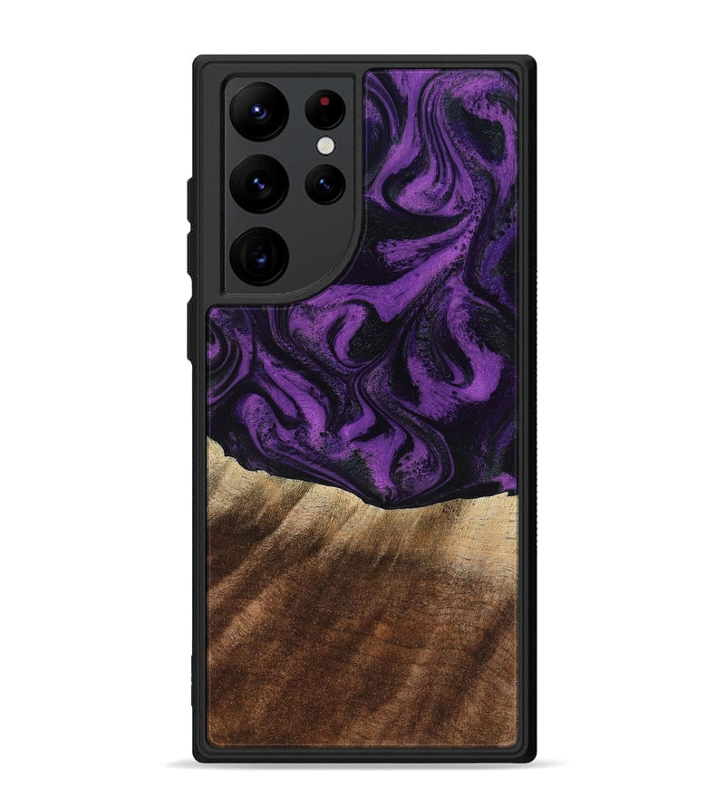 Galaxy S22 Ultra Wood Phone Case - Jahmir (Purple, 818471)