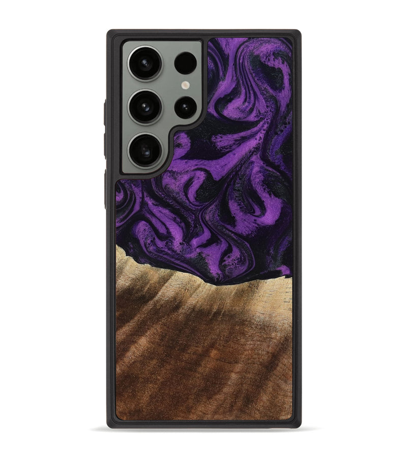 Galaxy S23 Ultra Wood Phone Case - Jahmir (Purple, 818471)