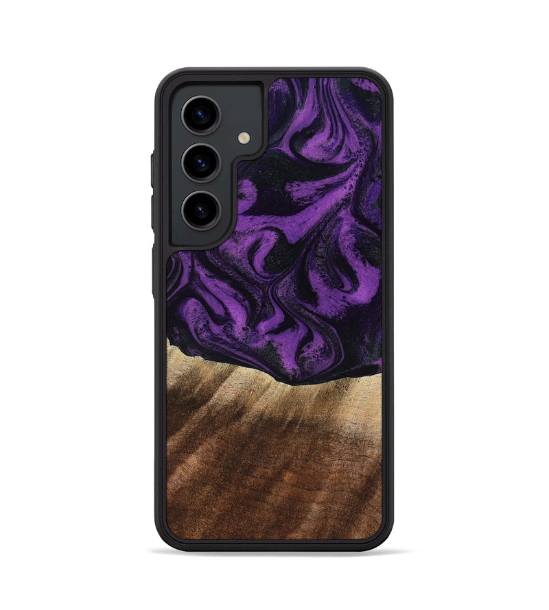 Galaxy S24 Wood Phone Case - Jahmir (Purple, 818471)
