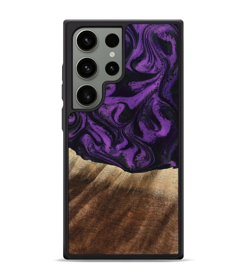 Galaxy S24 Ultra Wood Phone Case - Jahmir (Purple, 818471)