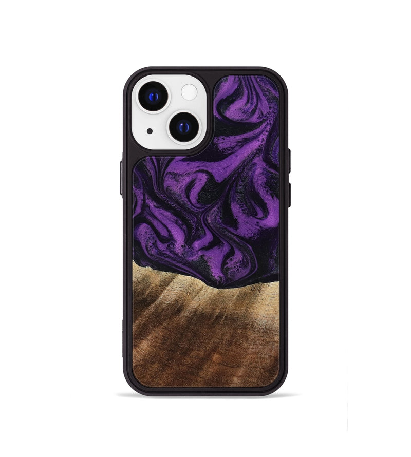 iPhone 13 mini Wood Phone Case - Jahmir (Purple, 818471)