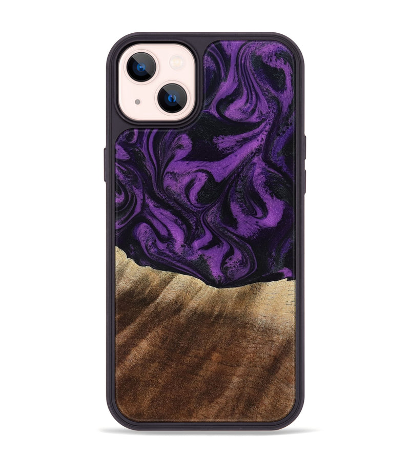iPhone 14 Plus Wood Phone Case - Jahmir (Purple, 818471)