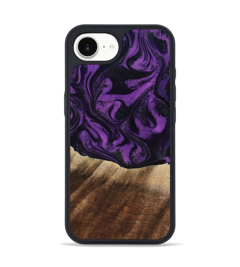 iPhone 16e Wood Phone Case - Jahmir (Purple, 818471)