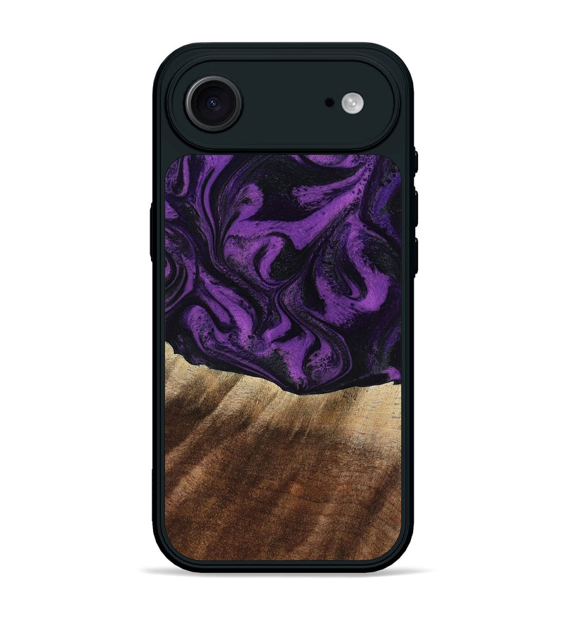 iPhone 17 Air Wood Phone Case - Jahmir (Purple, 818471)