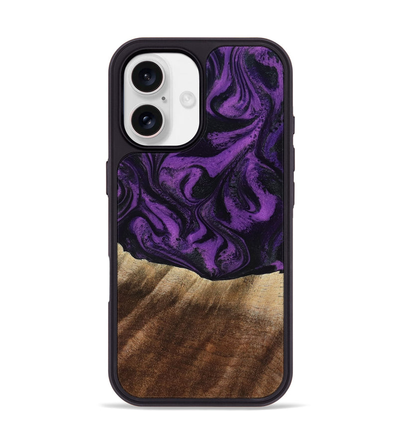 iPhone 17 Wood Phone Case - Jahmir (Purple, 818471)