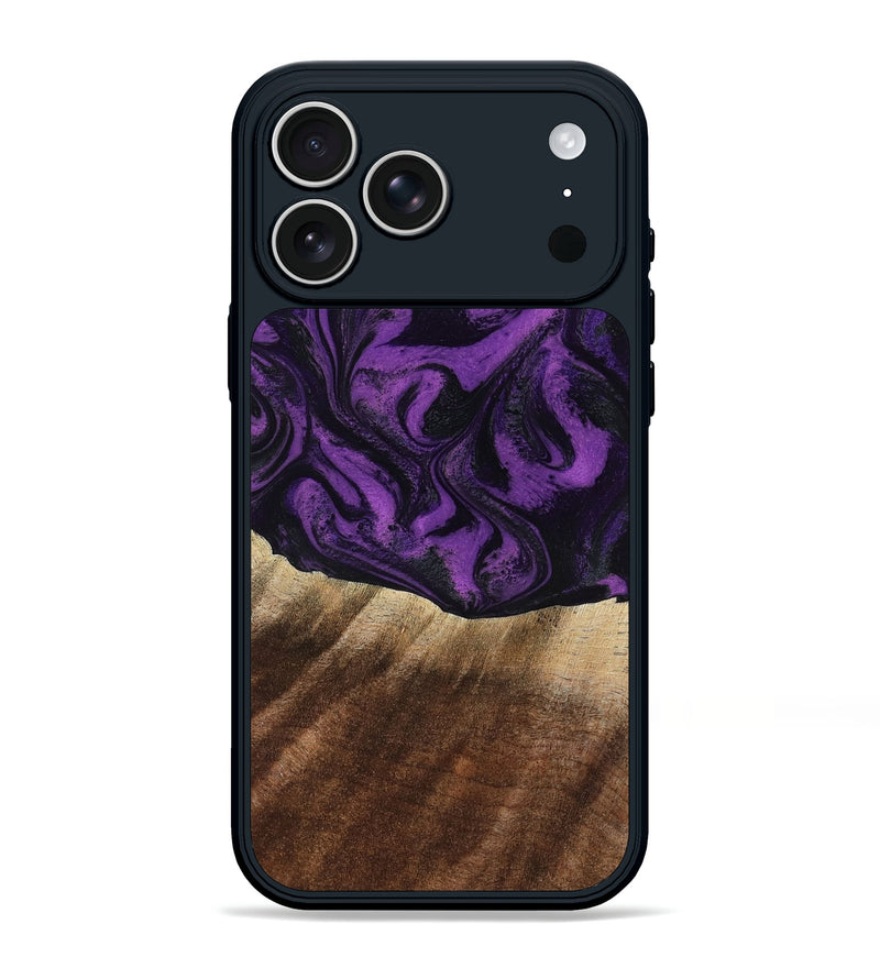 iPhone 17 Pro Max Wood Phone Case - Jahmir (Purple, 818471)