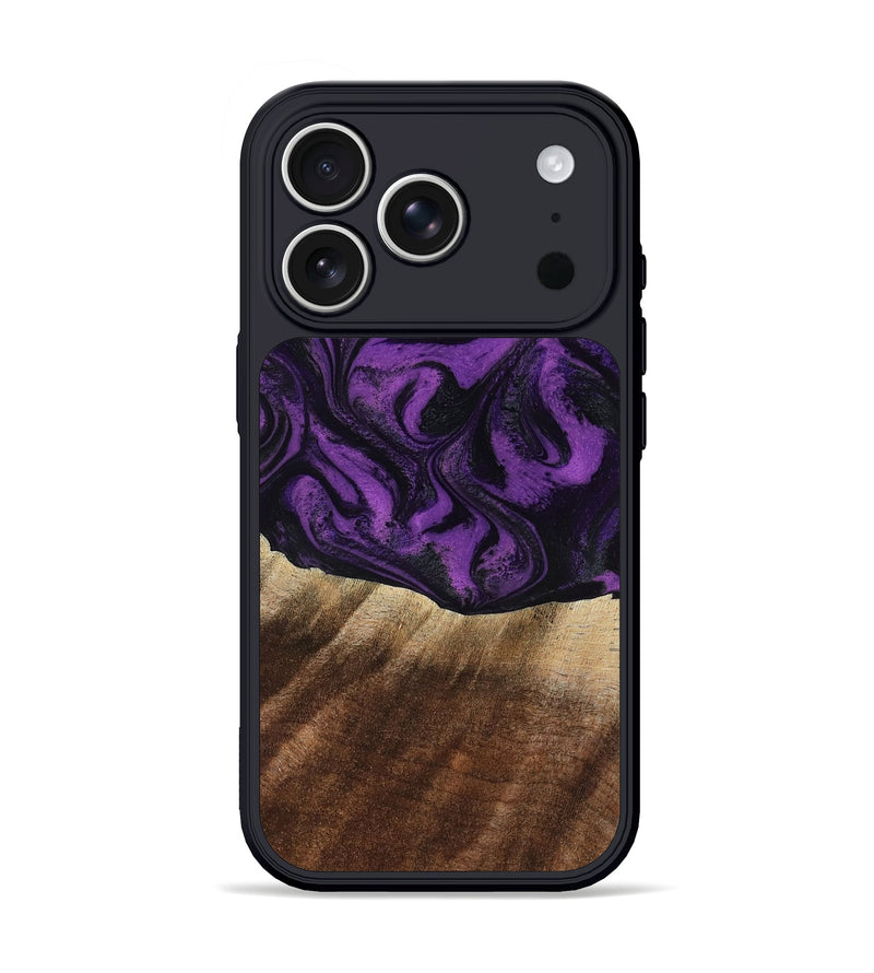 iPhone 17 Pro Wood Phone Case - Jahmir (Purple, 818471)