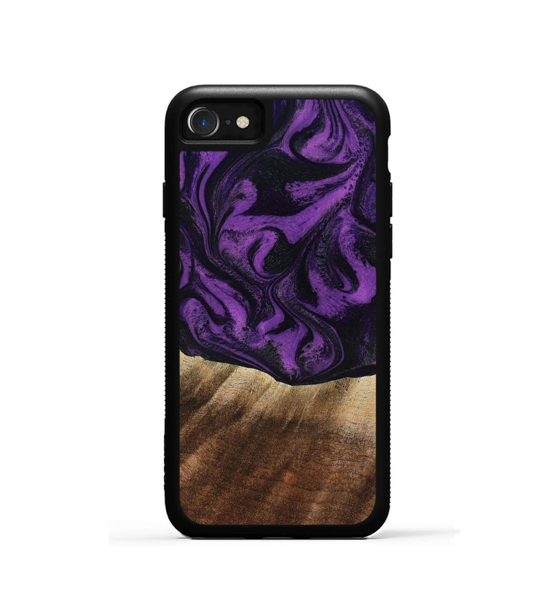 iPhone SE Wood Phone Case - Jahmir (Purple, 818471)