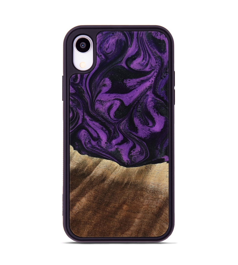 iPhone Xr Wood Phone Case - Jahmir (Purple, 818471)