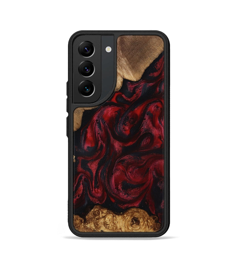 Galaxy S22 Wood Phone Case - Sol (Red, 818473)
