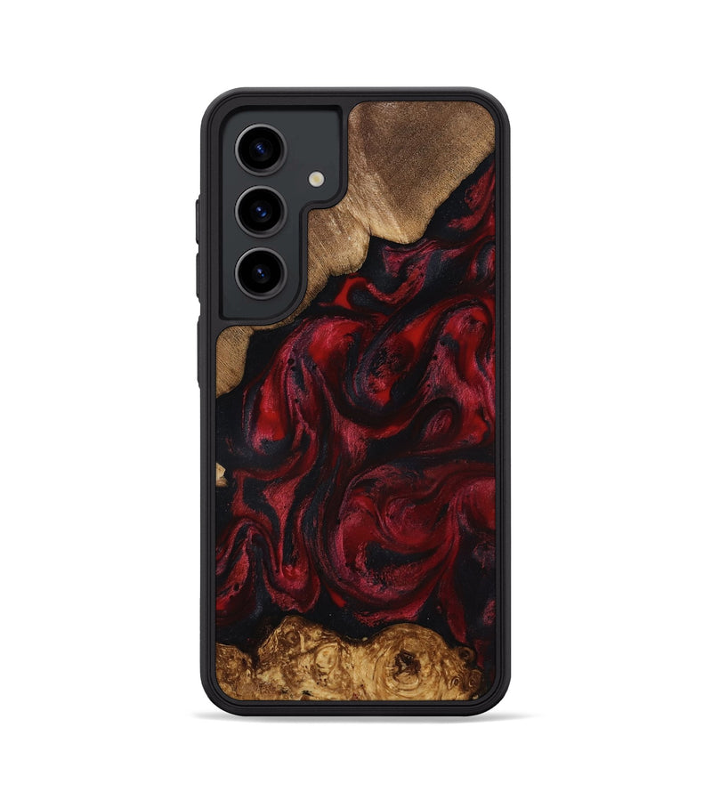 Galaxy S24 Wood Phone Case - Sol (Red, 818473)