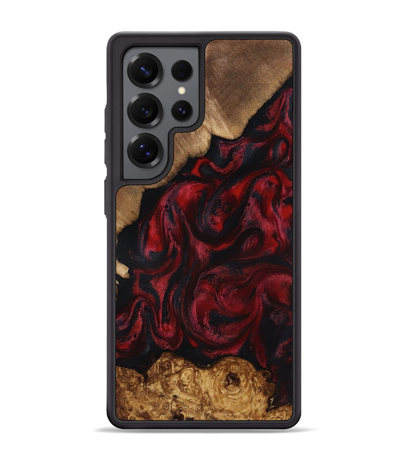 Galaxy S25 Ultra Wood Phone Case - Sol (Red, 818473)