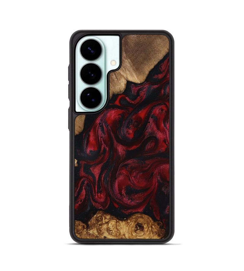 Galaxy S26 Wood Phone Case - Sol (Red, 818473)