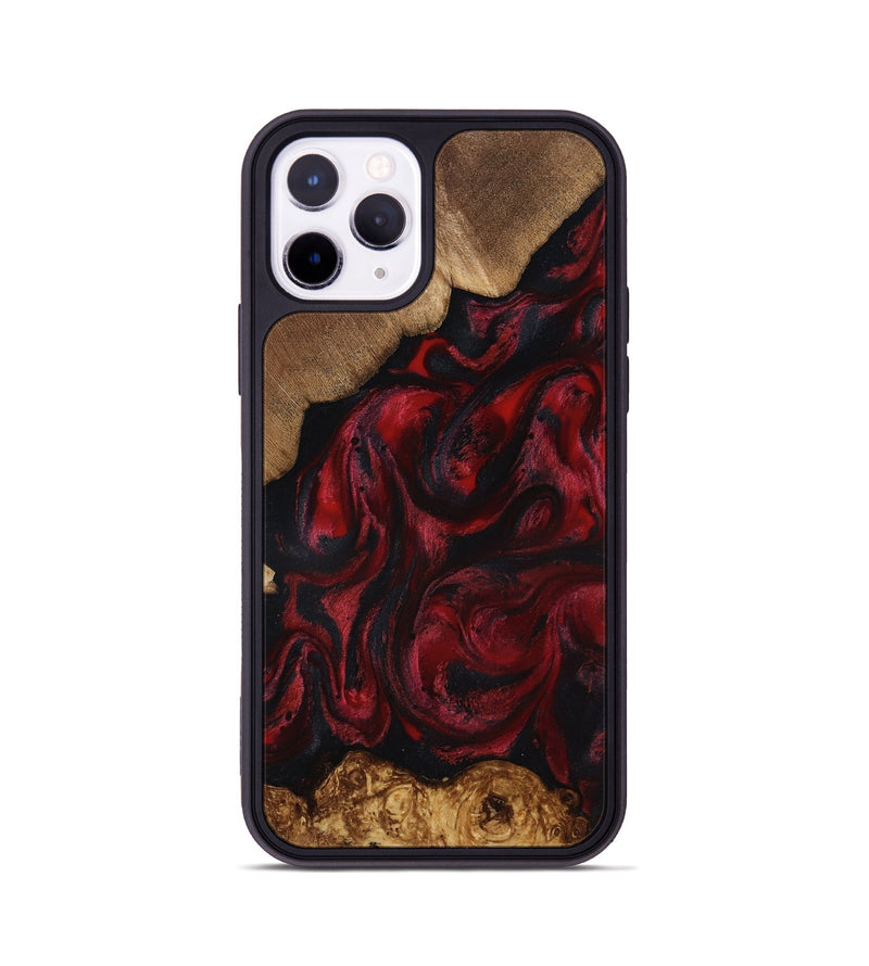 iPhone 11 Pro Wood Phone Case - Sol (Red, 818473)