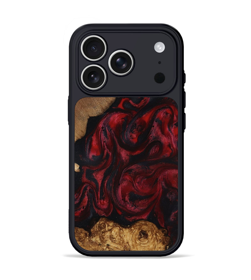 iPhone 17 Pro Wood Phone Case - Sol (Red, 818473)