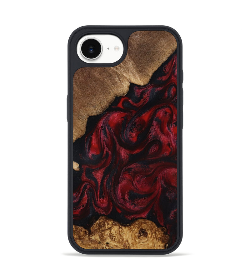 iPhone 17e Wood Phone Case - Sol (Red, 818473)