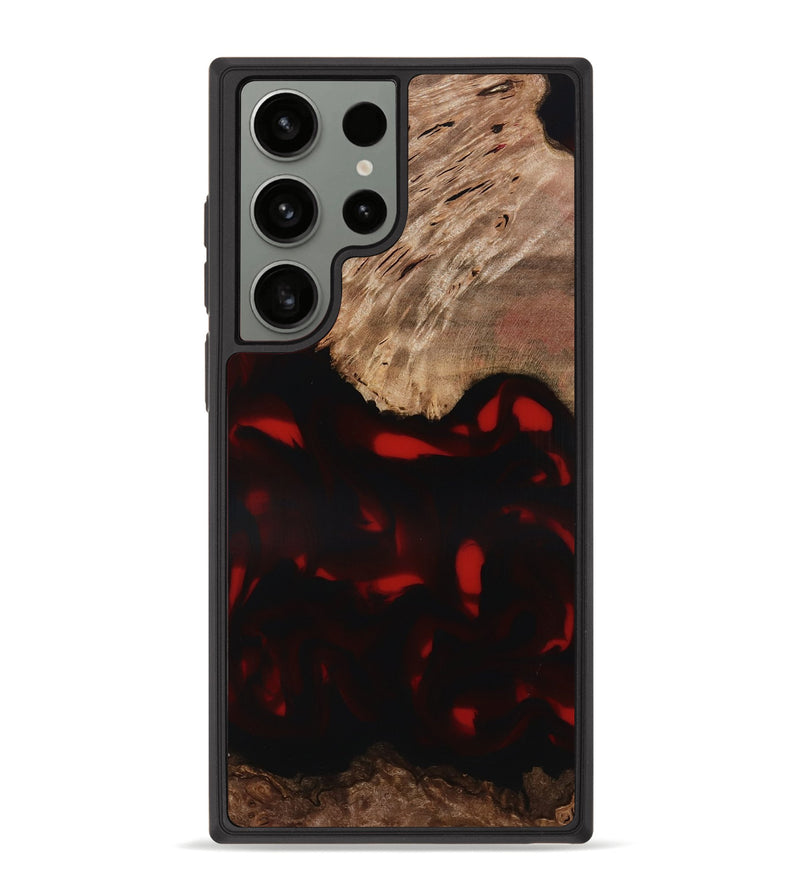 Galaxy S23 Ultra Wood Phone Case - Brea (Red, 818474)