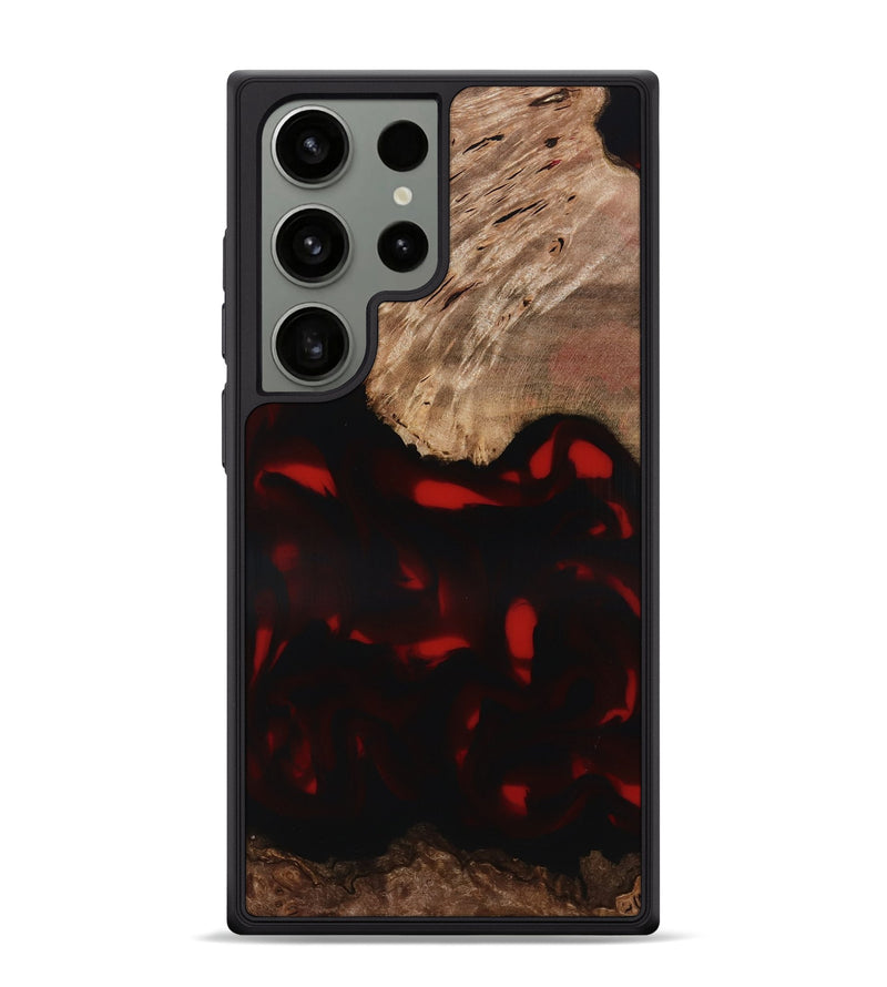Galaxy S24 Ultra Wood Phone Case - Brea (Red, 818474)