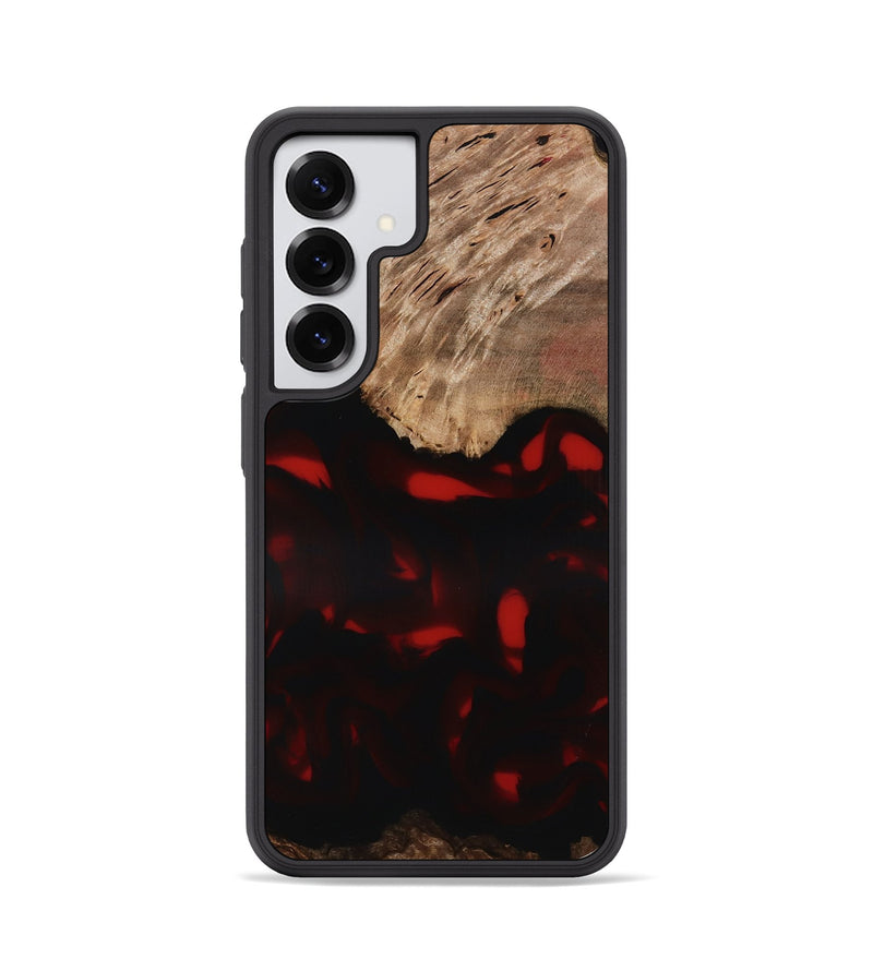 Galaxy S25 Wood Phone Case - Brea (Red, 818474)