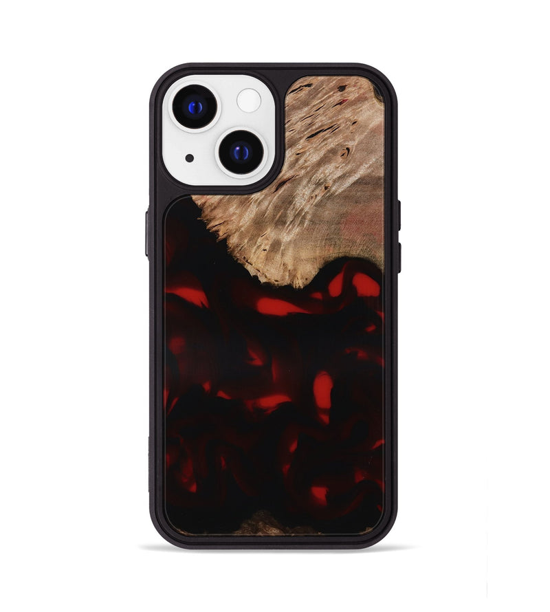 iPhone 13 Wood Phone Case - Brea (Red, 818474)