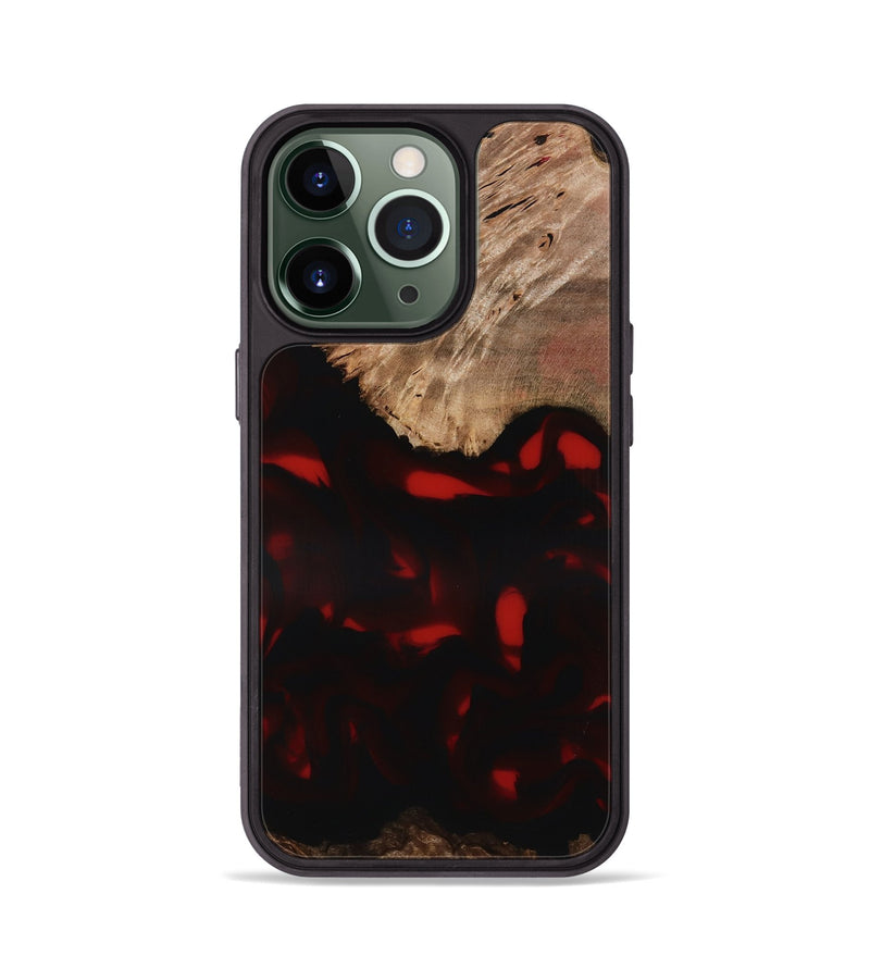 iPhone 13 Pro Wood Phone Case - Brea (Red, 818474)