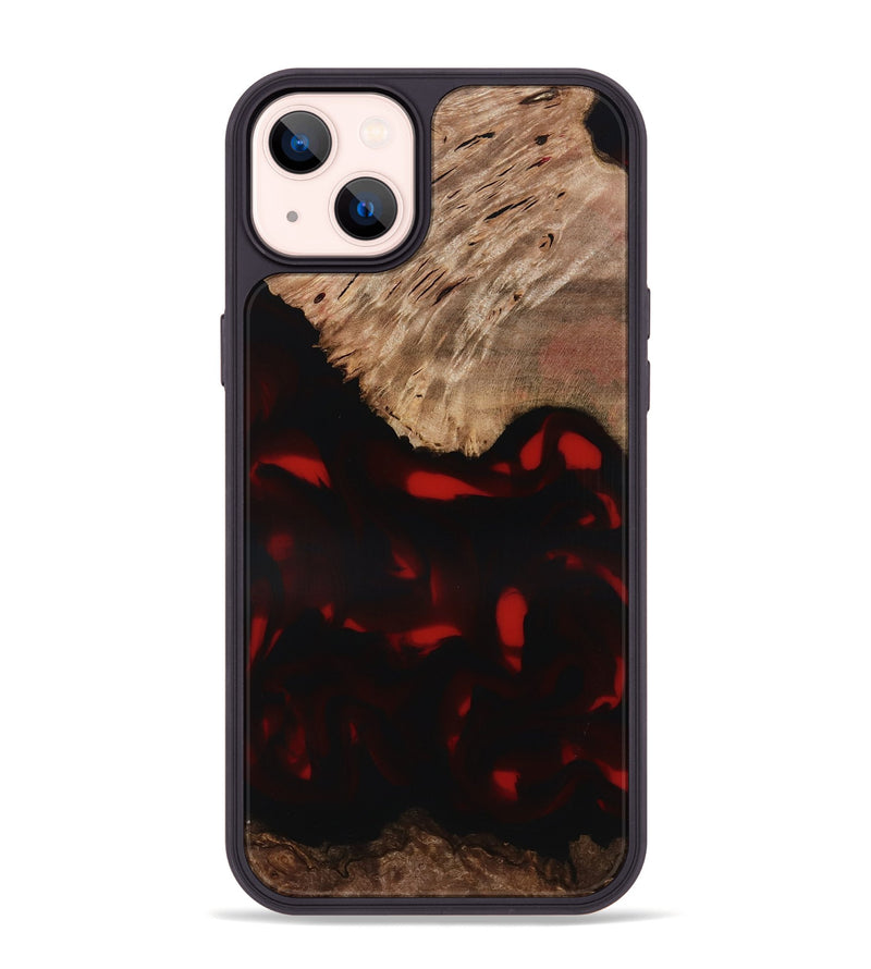 iPhone 14 Plus Wood Phone Case - Brea (Red, 818474)